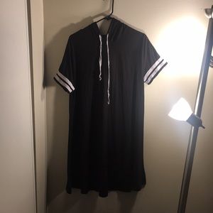 1X justify hoodie dress